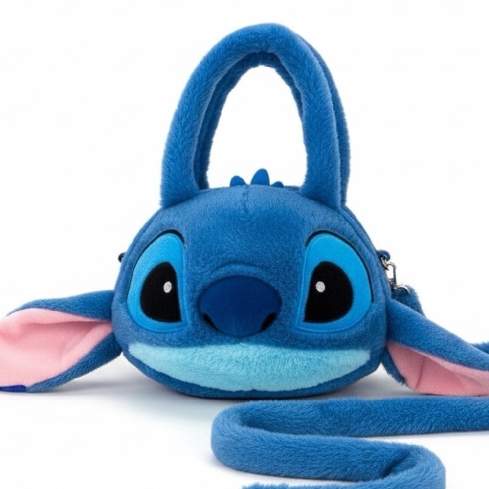 New Disney Lilo & Stitch Plush Shoulder Bag Crossbody Purse THE CUTEST
